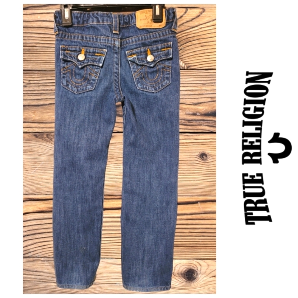 True Religion Jeans Straight Leg Size 7 - Picture 2 of 6